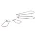 Stainless U-shaped Buckle Waterproof Titanium Steel Korean Large French Ear Hook DIY Jewelry Handmade Accessories_ipsvogv.com