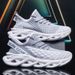 Men's Shoes large size fish scale flying woven sports shoes summer thick soled trendy men's shoes high quality cold sticky coconut shoes men_ipsvogv.com