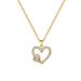 】 Peach 【 Heart Love Fashion Light Luxury Charm Gorgeous Full Diamond Necklace Women's Versatile Clavicle Chain Titanium 【 】_ipsvogv.com