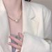 2023 Fashion Minimalist Pearl Double-layer Necklace With A Niche Design, Versatile And Timeless Collarbone Neck Chain_ipsvogv.com