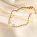 Instagram Trendy Internet Celebrity For Female Niche, Non Fading Natural Freshwater Pearl Oval Gold Bean Titanium Steel_ipsvogv.com