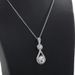 New Jewelry High Gloss Rhinestone Necklace Water Drop Set British Princess Style Pendant For Women_ipsvogv.com