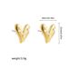 French Design Sense Fashion Trend Internet Celebrity Temperament Easy To Match Earrings Fashionable Geometric Metal Heart Pearl Earrings For Women_ipsvogv.com