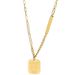 Titanium Steel Light Luxury High-end Square Brand Letter Necklace For Women's Instagram Cold And Indifferent Style,_ipsvogv.com