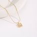 New 2022 Titanium Steel Necklace 3D Square Simple Geometric Smooth Square Shell Necklace Women's Accessories Trend_ipsvogv.com