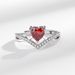 Internet Celebrity Live Streaming Hot Selling Super Immortal Love Pomegranate Red Zircon Female Instagram Niche_ipsvogv.com