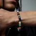 Titanium Steel Bracelet Men's Colored Volcanic Stone Men's Bracelet High End Hand Jewelry Women's Bracelet_ipsvogv.com