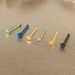 straight stainless steel five-pointed star nose nail nose nail curved stainless steel piercing jewelry_ipsvogv.com