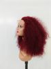 Afro Kinky Curly 13x4 Lace Closure Wig Human Hair Brown Colored 20in Wig Curly Human Hair Wigs_ipsvogv.com