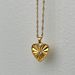 Women’s Jewelry Set Fashion Retro Gold Plated Titanium Steel Heart Micro Inlaid Zircon Embossed Pendant Necklace_ipsvogv.com