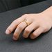 New Titanium Steel Men's Fashion Temperament Business Style Couple Ring Handicrafts_ipsvogv.com