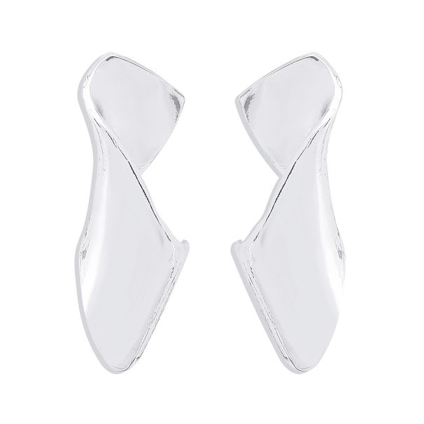 E12307 Exaggerated Irregular Twisted with Cool and Individualized Geometric Hip Hop Earrings_ipsvogv.com