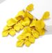 Fashion Exaggerated Rose Petal Leaf Long Earrings Red Petal Earrings_ipsvogv.com
