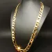 New Heavy 94g 12mm Yellow Solid Gold Filled Mens Necklace Curb Chain Jewelry_ipsvogv.com
