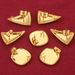 Stainless Round Quadrilateral Triangular Gold-plated Titanium Steel Earrings Production Accessories Studs Ear Pillar_ipsvogv.com