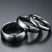 Men's Jewelry Curved Smooth Anti Scratch Tungsten Steel Ring Hard Tungsten Gold Couple Ring Bright Single Pinky Ring Hand Jewelry_ipsvogv.com