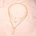 Fashionable And Personalized Gold-plated Multi-layer Sun Bell Necklace With Collarbone Chain For Women_ipsvogv.com