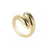 Cold Style Three Colors Optional Water Drop Polished Ring Female Adjustable Live Ring_ipsvogv.com