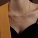 2023 Summer Titanium Steel Network Red New Fashion Diamond Double Layer Necklace Women's Folding Wearing Style Small_ipsvogv.com
