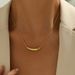 Ins Geometry Light Luxury Wind Bent Metal Design Pendant Necklace Female Personality Trendy Internet Red Collarbone_ipsvogv.com
