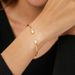 Brass Gold Plated Bracelet For Women Light Luxury Style Inlaid Opal Opening Adjustable Teardrop Shaped Bracelet_ipsvogv.com