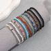 2024 New Women's Geometric Bead Set Handmade Weaving High end Design Versatile Bracelet_ipsvogv.com