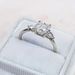 Cao Shi's Generous Temperament Four Claw Zircon For Women's Simulated Wedding Micro Inlaid Ring, Fashionable And_ipsvogv.com