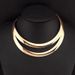 Exaggerated Metal Fashion Geometric Trend Versatile Necklace Collar Accessories For Women_ipsvogv.com