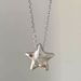 Ins Liquid Lava Irregular Moon Star Pendant Necklace Female Sweet Cool Spicy Girl Wind Clavicle Chain_ipsvogv.com