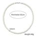 Personality Men's Pearl Necklace 6/8/10mm Hip Hop Punk Glass Pearl Necklace_ipsvogv.com
