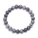 Yellow Tiger Eye & White Pine Wood Couple Bracelet - Natural Stone Matching Set_ipsvogv.com