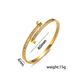 Fashionable And Trendy Personalized Nail Bracelet With Micro Inlaid Zircon, Niche Design, Exquisite Titanium Steel_ipsvogv.com