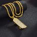 New hip-hop men's necklace Fashion personality alloy full diamond Kick scooter necklace pendant_ipsvogv.com