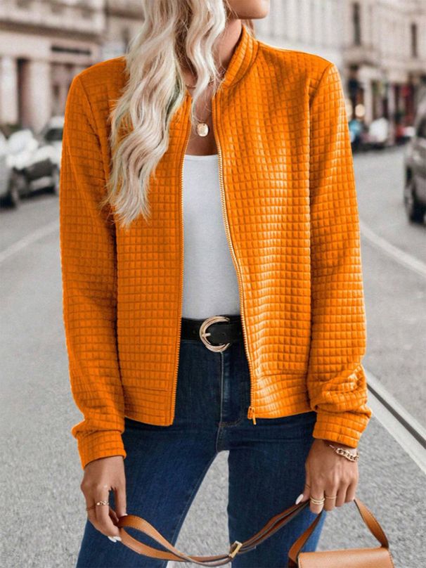 Women's Clothing New Fashion Long sleeved Small Style Tops and Jackets_ipsvogv.com