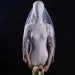 Hair Jewelry V199 Short Bridal Soft Elegant Lace Edged 1-Tier Fingertip Length Veil With Comb Perfect Wedding Dress_ipsvogv.com