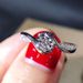 Cao Shi Live Broadcast Stars Same Creative Twist Arm Heart Eight Arrow Zircon Female Engagement Ring_ipsvogv.com