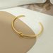 Cold Wind Knot Opening Stainless Steel Bracelet With Fashionable Personality, Versatile And Minimalist Design Sense_ipsvogv.com