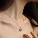 Women's Jewelry French Retro Circle Straw Hat Necklace Light Luxury High End Design Sense Fashion Temperament Versatile Clavicle Necklace_ipsvogv.com
