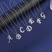 Hot Sales Skyrim Stainless Steel Initial A-Z Capital Letter Pendant Necklace for Men Alphabet Beaded Chain Necklaces Fashion_ipsvogv.com