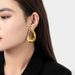 Exaggerated Twisted Geometric Copper Gold Plated Niche Design Sense High-end Minimalist Style Simple Earrings For Women_ipsvogv.com
