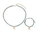 Minimalist New Style Women's Necklace Bracelet Set Personalized Gourd Inlaid Zircon Design Beaded Jewelry Neck Chain_ipsvogv.com