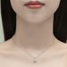 S Sterg Sier T Six Claw Moissanite Single Dia Necklace Light Fashion Splicing Clavicle Chain_ipsvogv.com