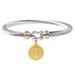 New Steel Wire Benedict Round Tag Circle Pattern Bracelet_ipsvogv.com