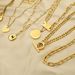 Women's Jewelry Versatile Necklace Titanium Steel K Gold Plated PVD Stainless Steel Cuban Chain Thick Twisted Twist Commuter Clavicle Chain_ipsvogv.com