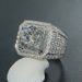 Exaggerated 5-carat Full Diamond Fashion With A Lively Korean Style Large Men's Ring Accessory_ipsvogv.com