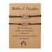 New Mother's Day Bracelet Creative Personality Woven Metal 8 Character Love Card Bracelet 2 Piece Set_ipsvogv.com
