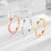 Women's Jewelry Stainless Steel Ring Titanium Steel Ring Round Ring Niche Design Trendy Jewelry_ipsvogv.com