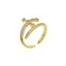 Men's Jewelry Sword Of Justice Open Ring Inlaid With Zircon Full Diamond Trendy Hip Hop Ring_ipsvogv.com