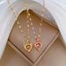 【 Titanium Steel 】 Cute Fox Agile, Light Luxury Temperament, Gorgeous Full Diamond Necklace, Women's Versatile_ipsvogv.com