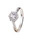 Moissanite Diamond Ring One Carat Live Twist Arm Ring For Women_ipsvogv.com